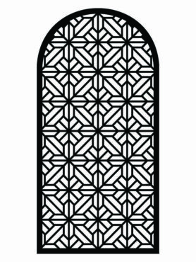 N°208 Garden Arch Screen Style 1