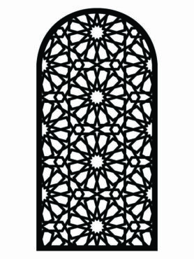 N°216 Garden Arch Screen Style 1