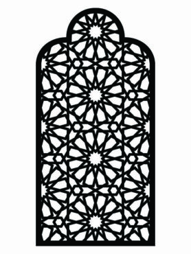 N°216 Garden Arch Screen Style 2