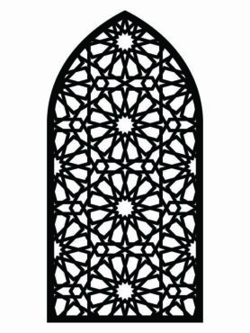 N°216 Garden Arch Screen Style 3