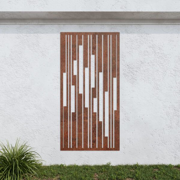 Corten Steel No145 Metal Garden Screen