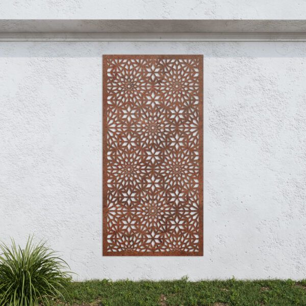 Corten Steel No195 Metal Garden Screen