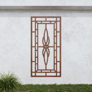 Corten Steel No202 Metal Garden Screen