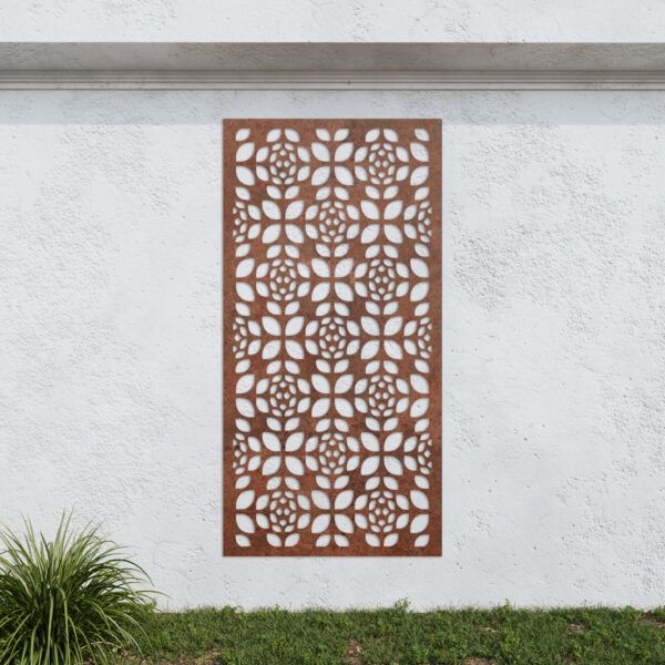 Corten-Steel-No204-Metal-Garden-Screen