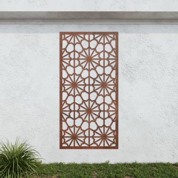 Corten-Steel-No209-Metal-Garden-Screen