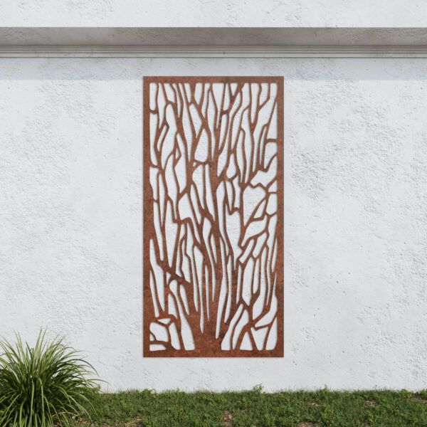 Corten Steel No221 Metal Garden Screen