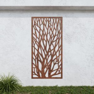 Corten Steel No222 Metal Garden Screen