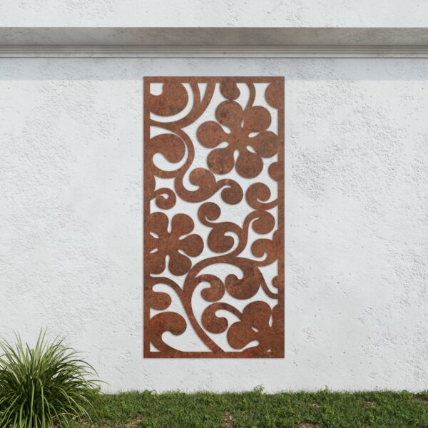 Corten-Steel-No240-Metal-Garden-Screen