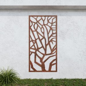 Corten Steel No242 Metal Garden Screen