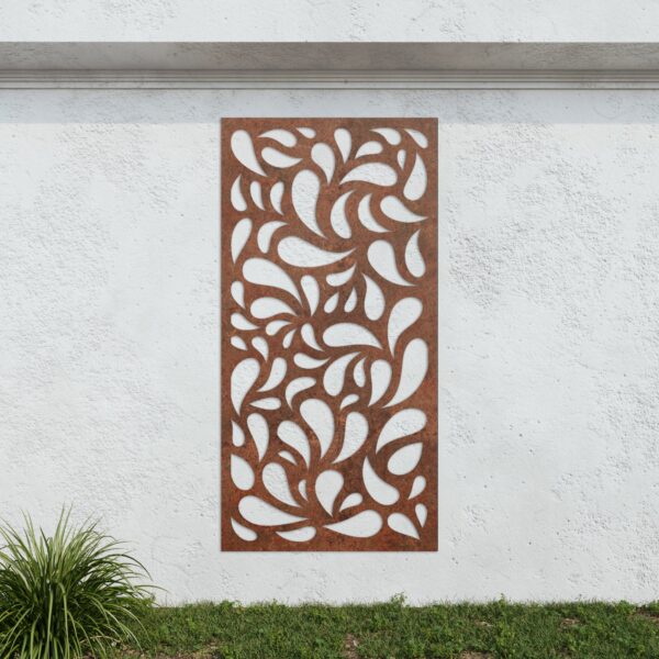 Corten-Steel-No256-Metal-Garden-Screen