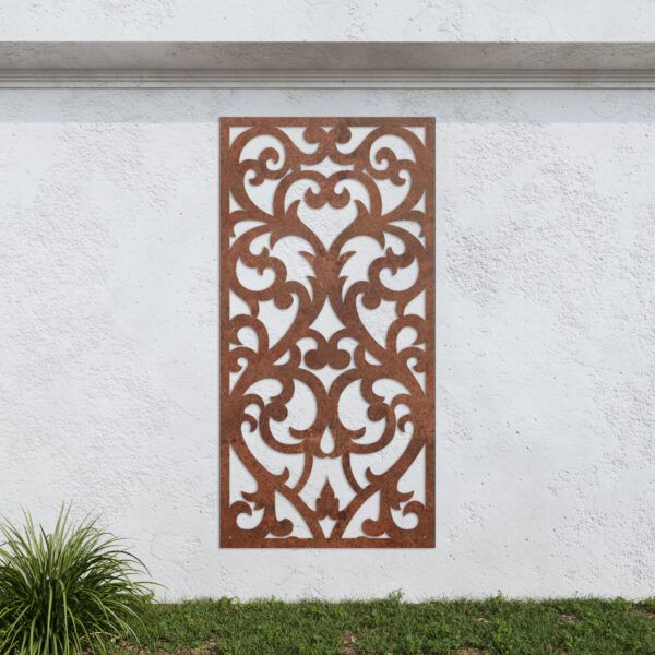 Corten Steel No92 Metal Garden Screen