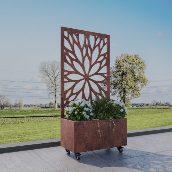 corten planter no5