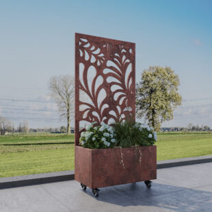 corten planter no6