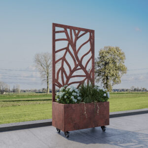 Corten Planter with No41 Corten Screen