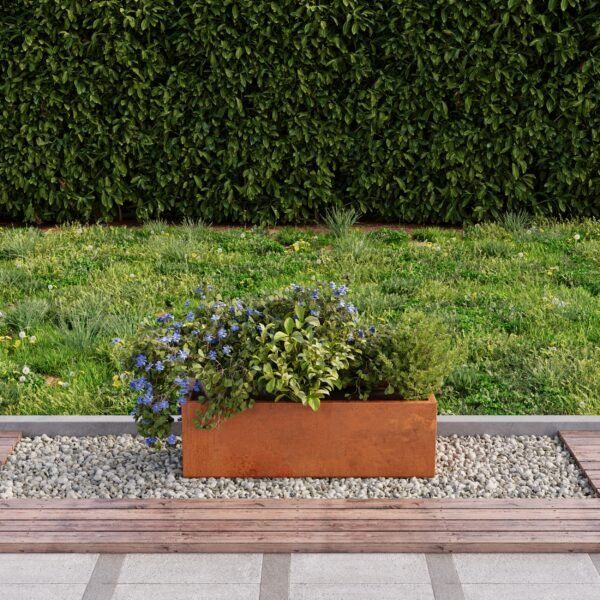 90cm corten planter