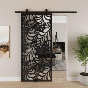 Sliding Barn Door Design No 6 – Steel Framed Sliding Door