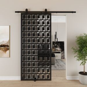 Sliding Barn Door Design No 16 – Steel Framed Sliding Door