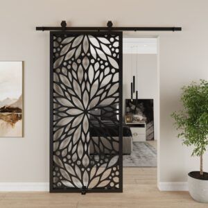 Sliding Barn Door Design No 5 – Steel Framed Sliding Door