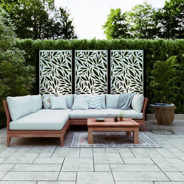 Transform your outdoor space into a serene retreat 🌿✨ Our decorative garden screens bring style and privacy to any setting. Perfect for lounging in luxury! 💚 

#GardenGoals #OutdoorStyle #DecorativeScreens